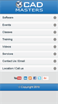 Mobile Screenshot of cadmasters.com