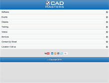 Tablet Screenshot of cadmasters.com